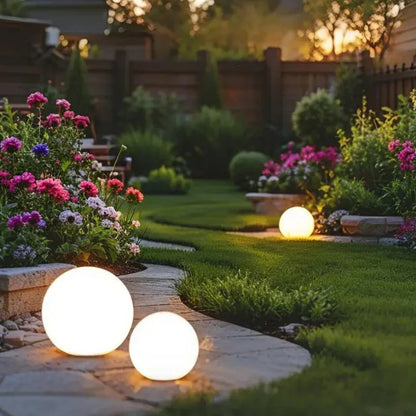 Spherical Garden Light – Waterproof LED Globe for Patio & Lawn