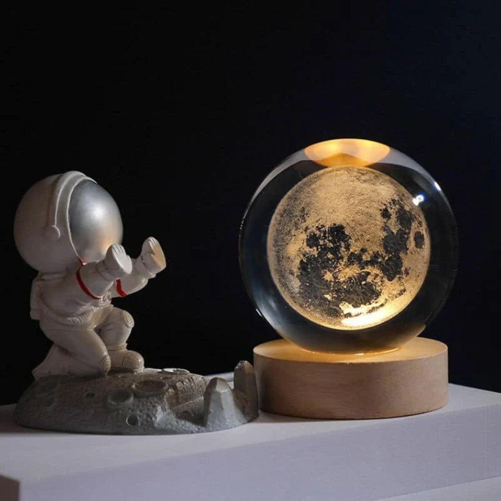 Luminous 3D Crystal Ball Night Light