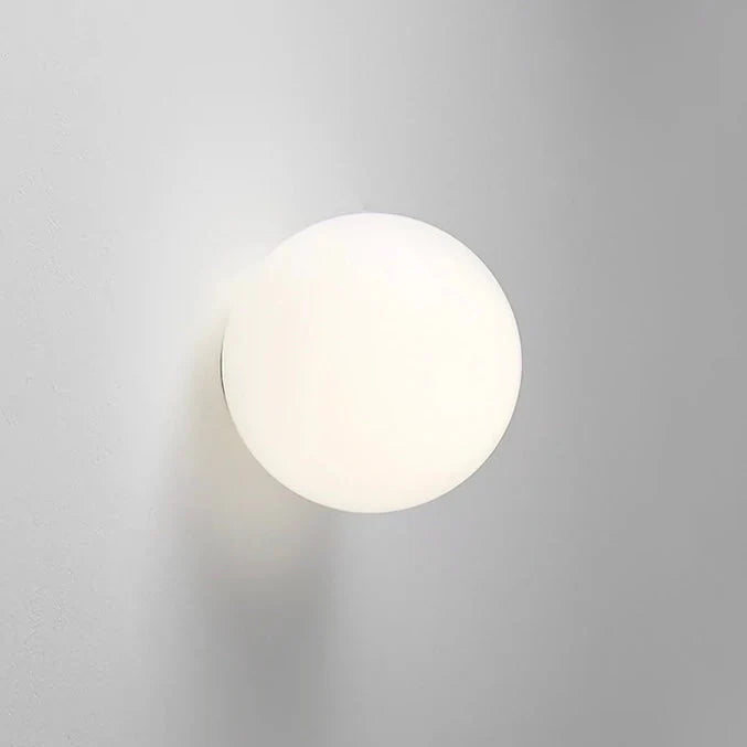 Globe Wall Light | Modern LED Sconce For Bathroom & Hallway