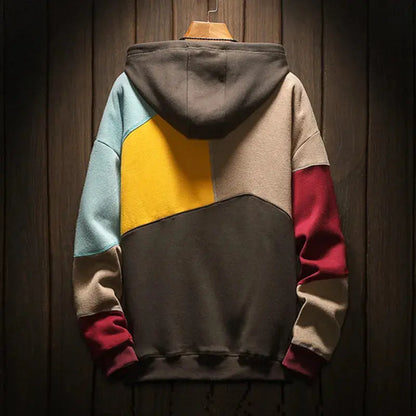 Men's Multi-Block Colour Hoodie