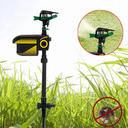 Motion-Activated Animal Repellent Water Sprinkler For Garden And Yard