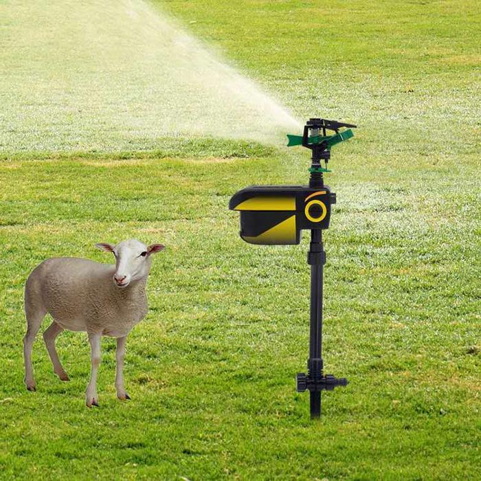 Motion-Activated Animal Repellent Water Sprinkler For Garden And Yard