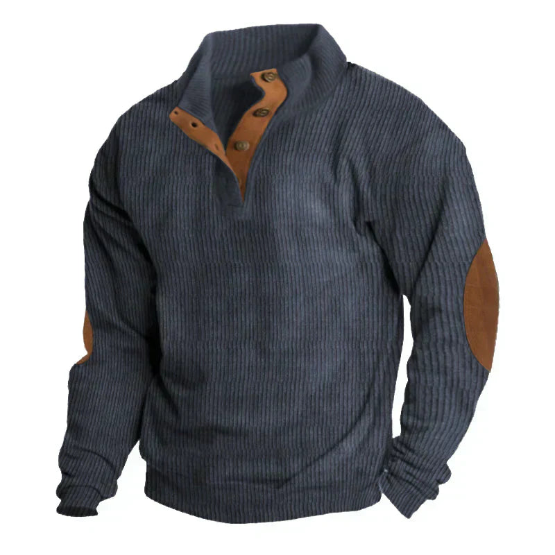 Men's Winter Ribbed Knit Jumper I Elegant Style