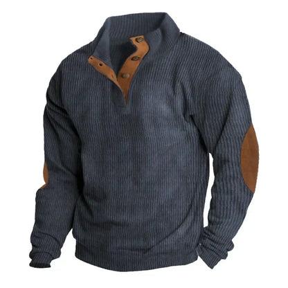 Men's Winter Ribbed Knit Jumper I Elegant Style