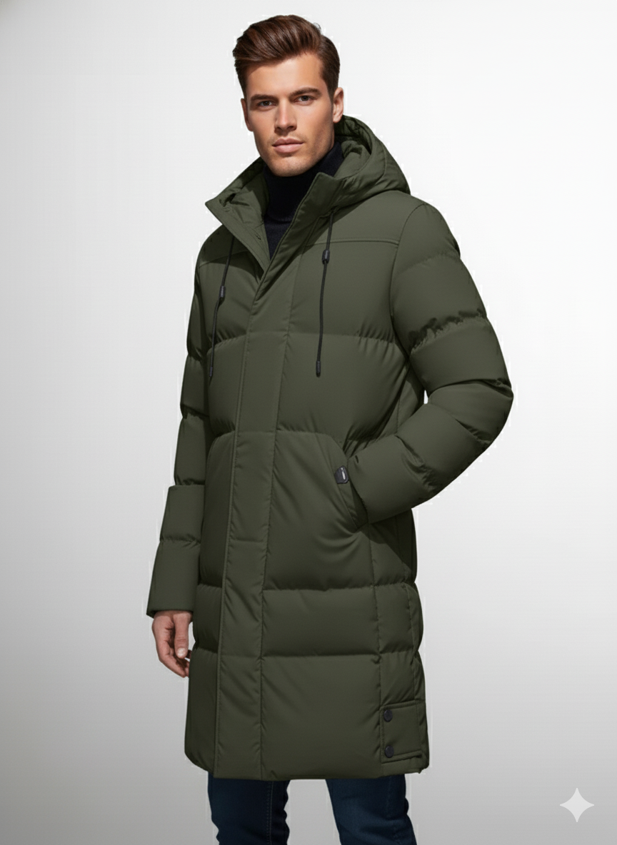 Parka homme hiver à capuche imperméable