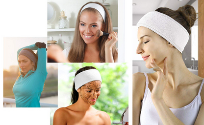 6 bandeaux pour le visage extensible