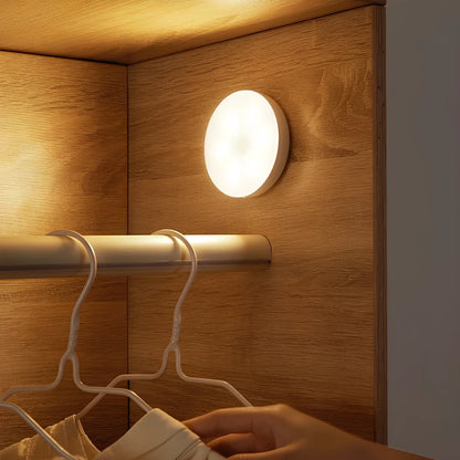 Rechargeable LED Motion Sensor Puck Light