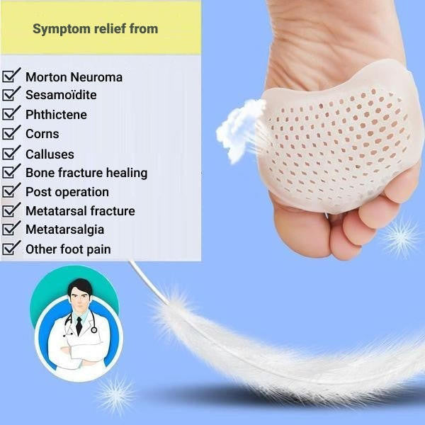 Metatarsal Pads Breathable Foot Cushions For Comfort Set Of 2
