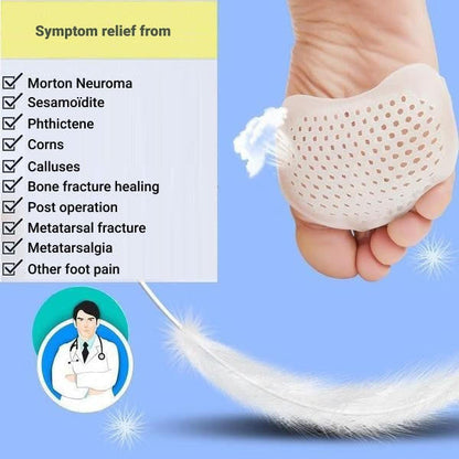 Metatarsal Pads Breathable Foot Cushions For Comfort Set Of 2