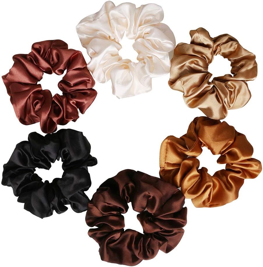 6 Pièces Chouchous en Satin