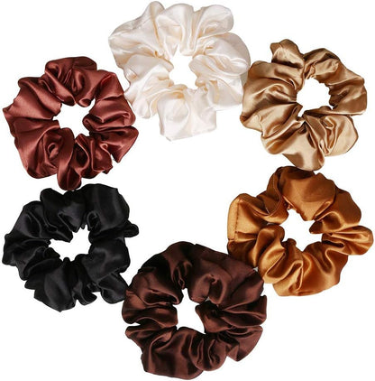 6 Pièces Chouchous en Satin