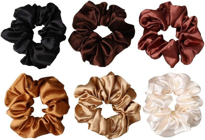 6 Pièces Chouchous en Satin