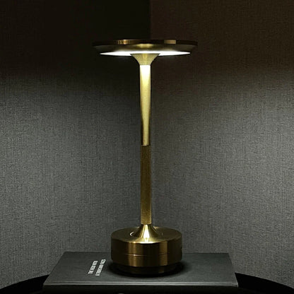 Metallic Cordless Table Lamp
