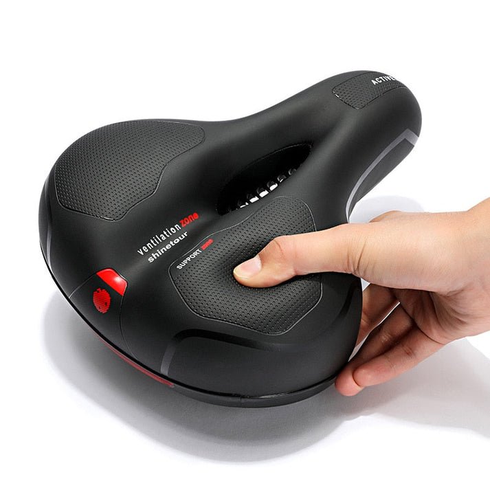 Gel Bike Saddle For Comfortable Supportive Long Distance Cycling Rides