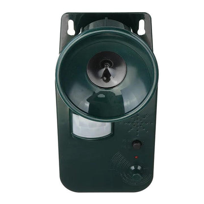 Outdoor Ultrasonic Animal Repeller 5000 Sq Ft Cordless 9V DC Safely Repels