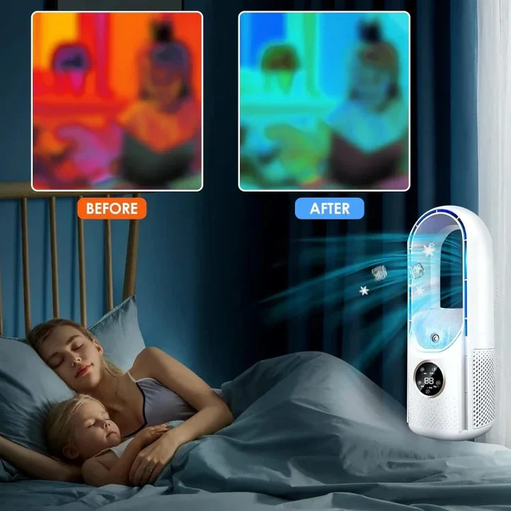 Portable Air Conditioner Bladeless Silent Personal Cooling Unit