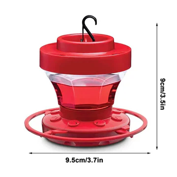 Hummingbird Water Feeder Hanging, Bee-Proof Design With Perch