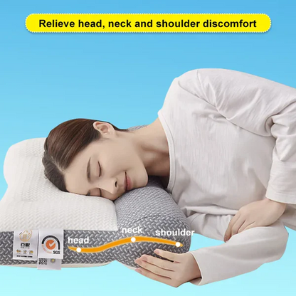 Ergonomic Neck Pillow For Sleeping Support For Side, Back, And Stomach Sleepers