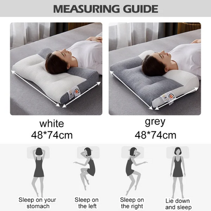 Ergonomic Neck Pillow For Sleeping Support For Side, Back, And Stomach Sleepers