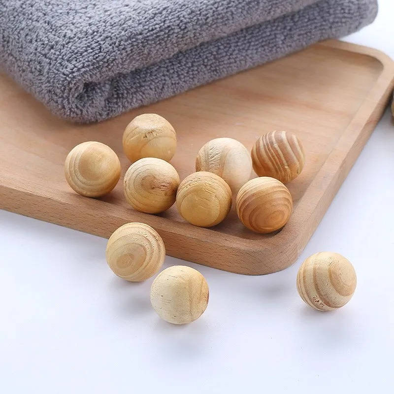 Moth Repellent Balls with Refreshable Cedar Scent and Humidity Control for Closets