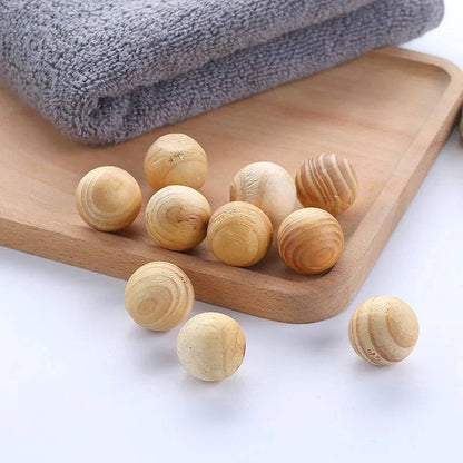 Moth Repellent Balls with Refreshable Cedar Scent and Humidity Control for Closets