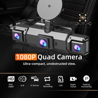 Car Dash Cam Wireless Front And Rear With Night Vision
