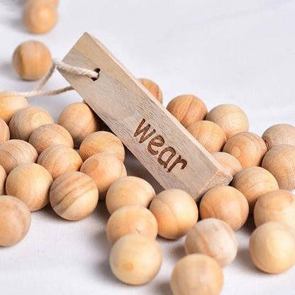 Moth Repellent Balls with Refreshable Cedar Scent and Humidity Control for Closets