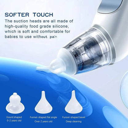Baby Nasal Aspirator with 3 Suction Levels and Rechargeable Battery, Soothing Music