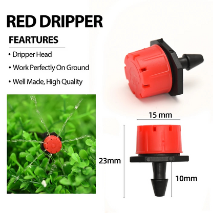 Drip Irrigation System With Automatic Timer For Vegetable Gardens