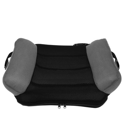 Inflatable Booster Seat with Positioning Clip and Anti-Slip Base, Machine Washable Cover