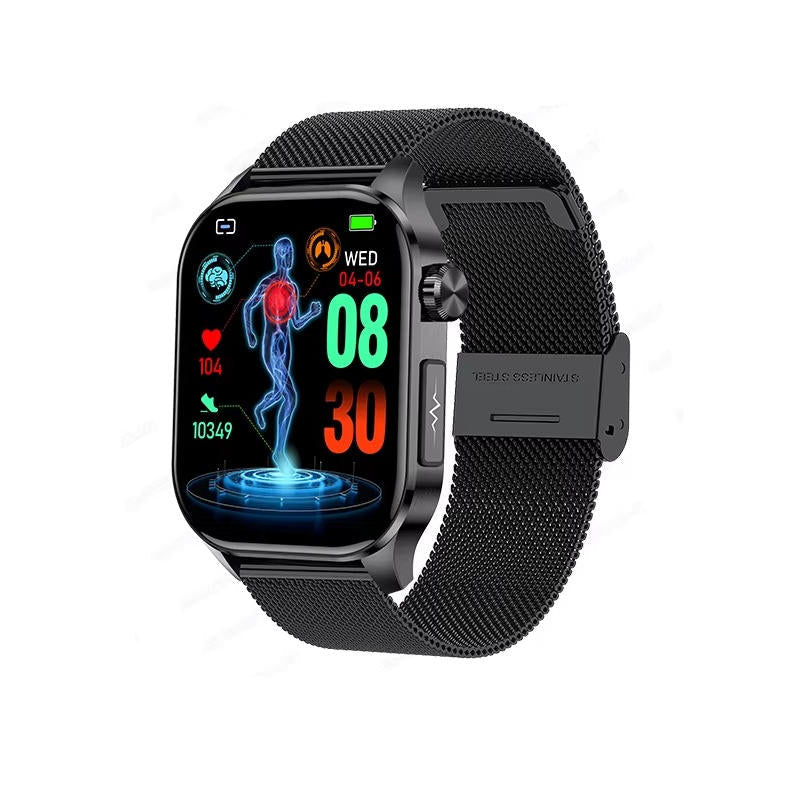 Smartwatch For Seniors With Blood Pressure And Blood Sugar Monitoring
