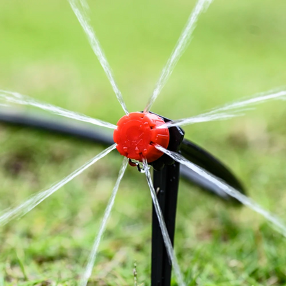 Drip Irrigation System With Automatic Timer For Vegetable Gardens