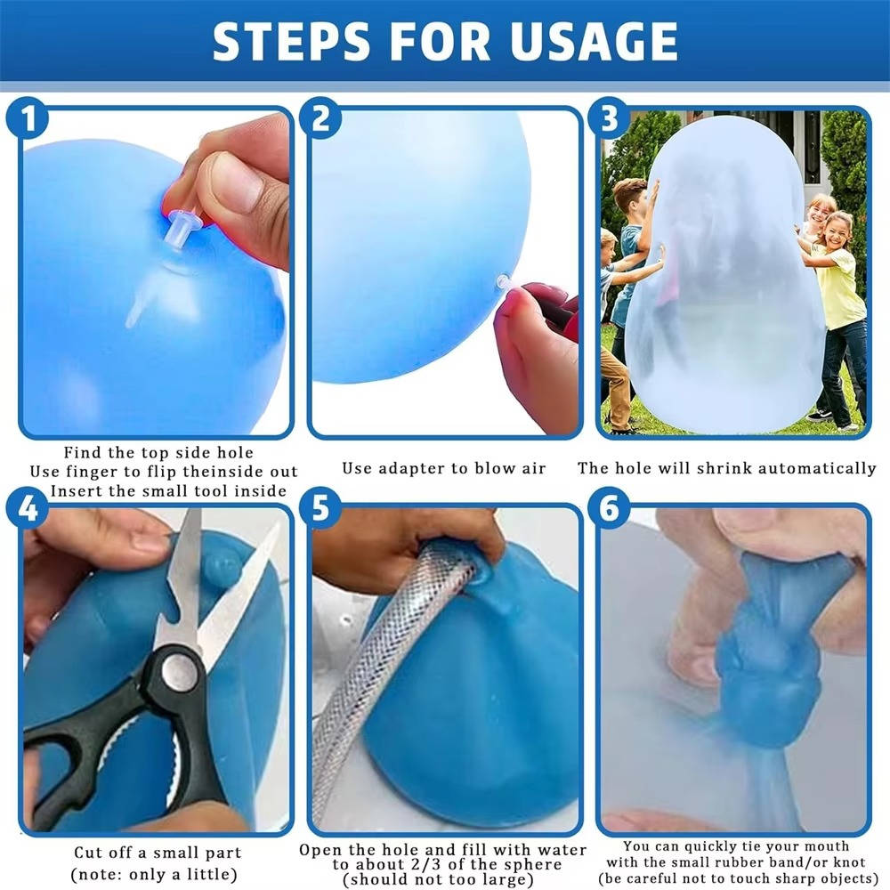 Giant Jelly Balloon Set Of 3 For Kids Pool Party Toys