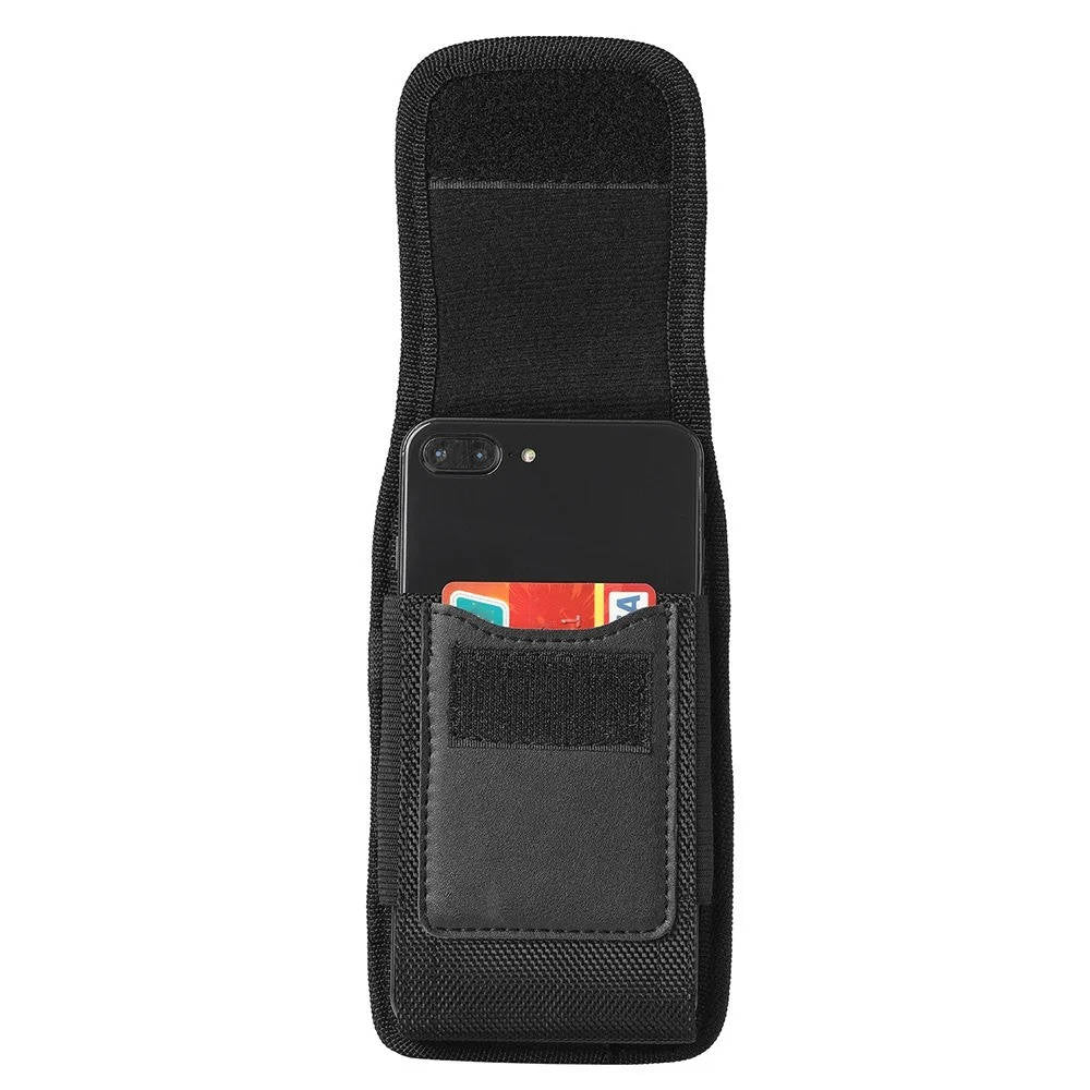 Phone Holster with Belt Clip and RFID Blocking Card Slot, Fits 4.0 to 6.8 Inch Phones