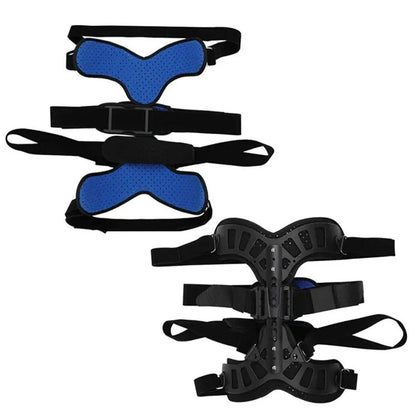 Scoliosis Brace with Height-Adjustable Column and Sliding Correction Strap