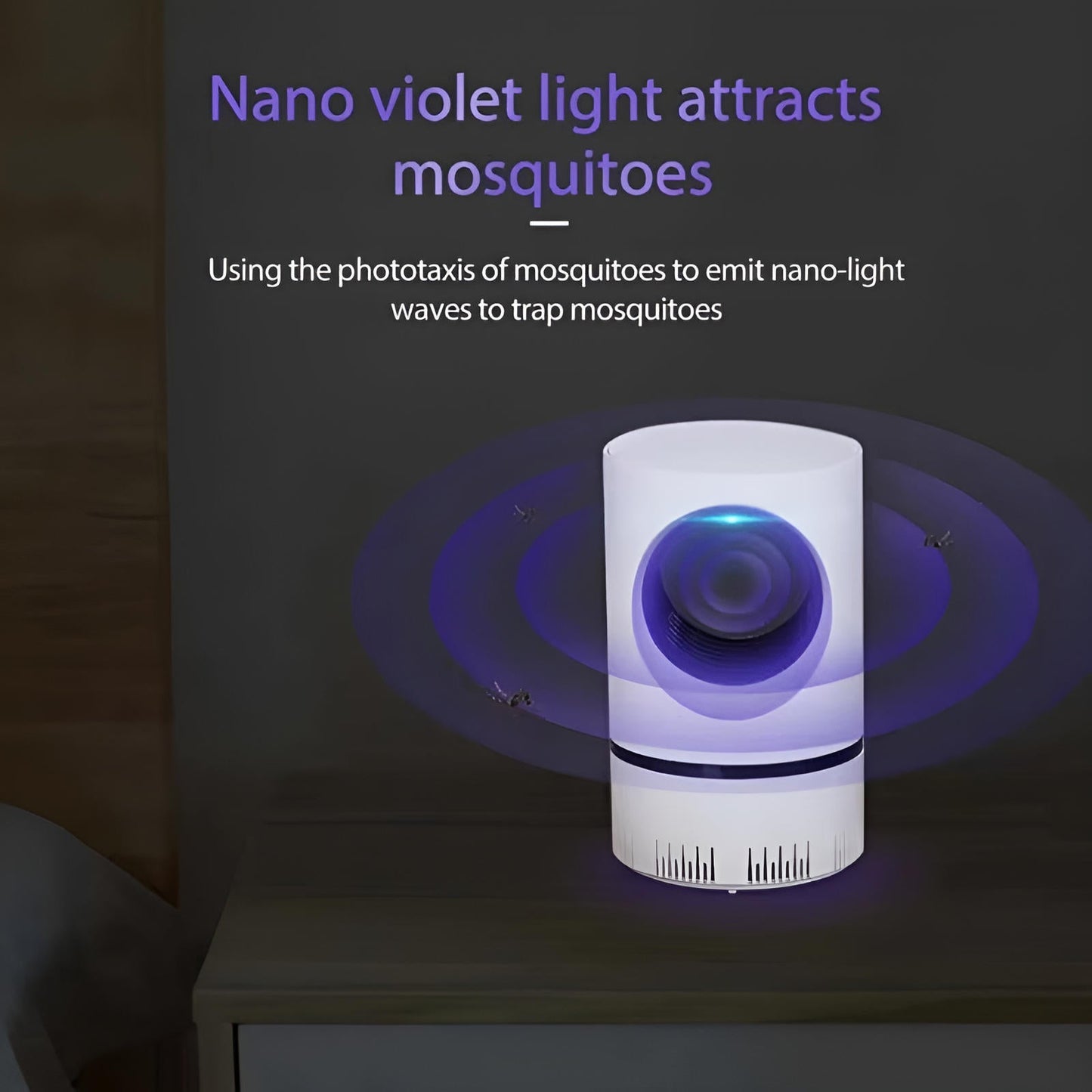 UV Insect Trap Lamp For Indoor And Outdoor Mosquitoes And Flies