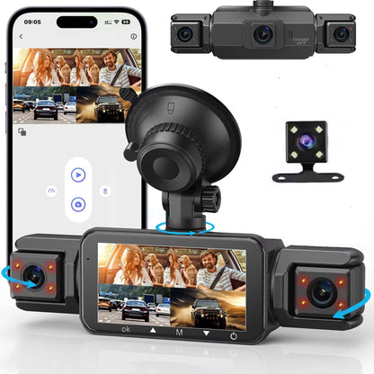 Car Dash Cam Wireless Front And Rear With Night Vision