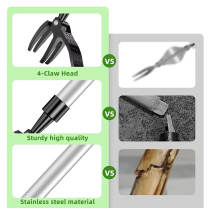 Weed Puller Tool With Long Handle For Easy Stand Up Removal
