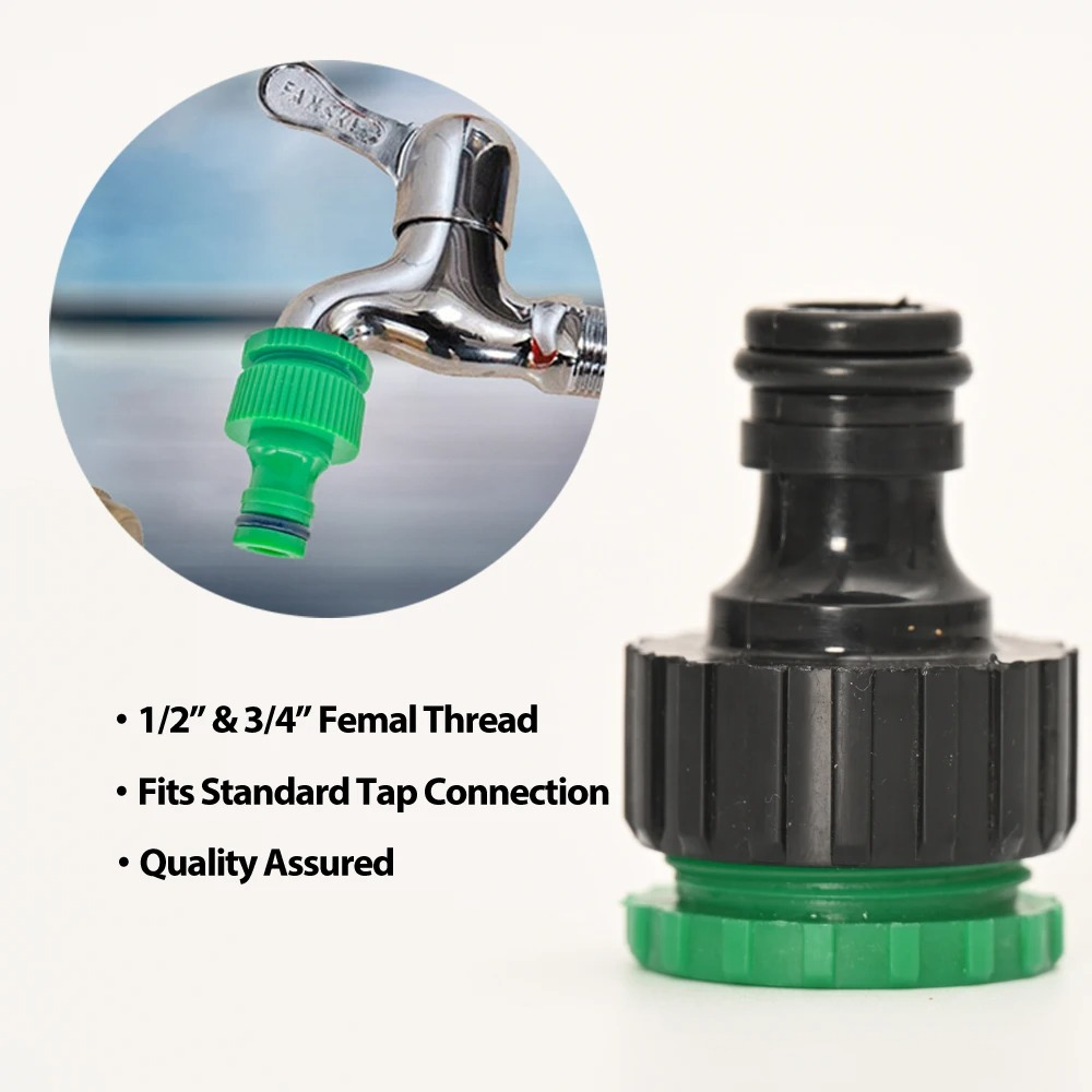 Drip Irrigation System With Automatic Timer For Vegetable Gardens