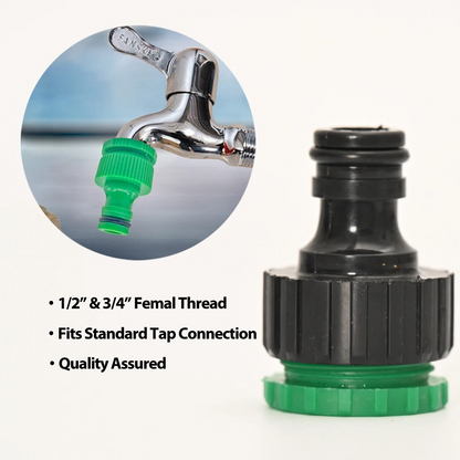 Drip Irrigation System With Automatic Timer For Vegetable Gardens