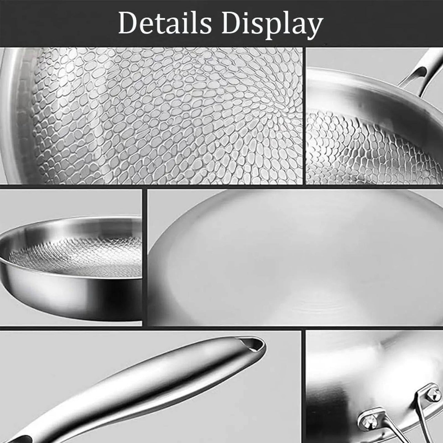 Frying Pan Titanium Coated, Nonstick And Non-Toxic For Everyday Cooking