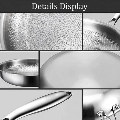 Frying Pan Titanium Coated, Nonstick And Non-Toxic For Everyday Cooking