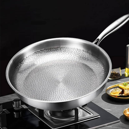 Frying Pan Titanium Coated, Nonstick And Non-Toxic For Everyday Cooking