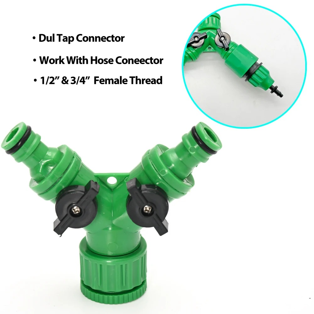 Drip Irrigation System With Automatic Timer For Vegetable Gardens