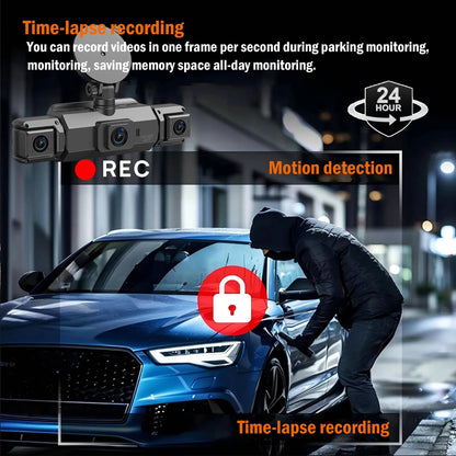 Car Dash Cam Wireless Front And Rear With Night Vision