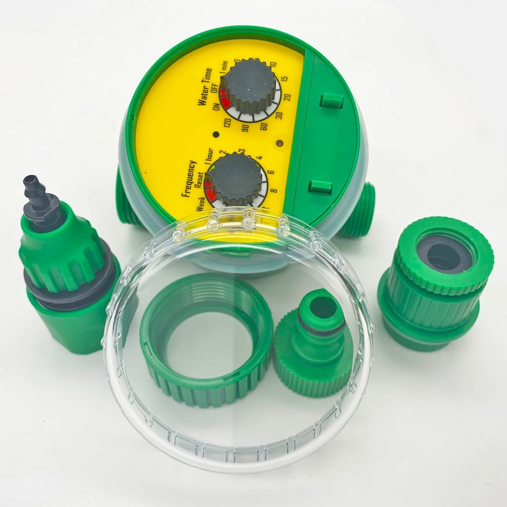 Drip Irrigation System With Automatic Timer For Vegetable Gardens
