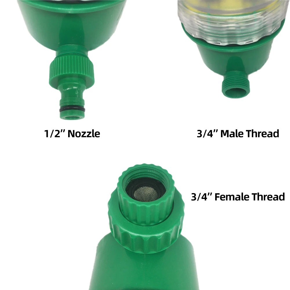 Drip Irrigation System With Automatic Timer For Vegetable Gardens