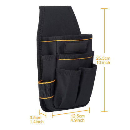 Electrician Tool Belt with 15 Pockets and Reinforced Hammer Loop, Heavy Duty 900D Nylon