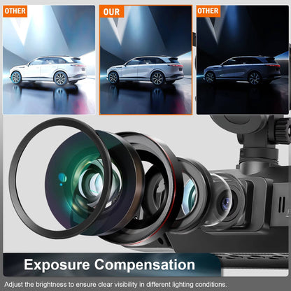 Car Dash Cam Wireless Front And Rear With Night Vision