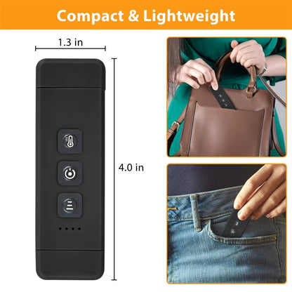 Book Light with USB Rechargeable and Clip-On Clamp, 3 Color Modes, 5 Brightness Levels